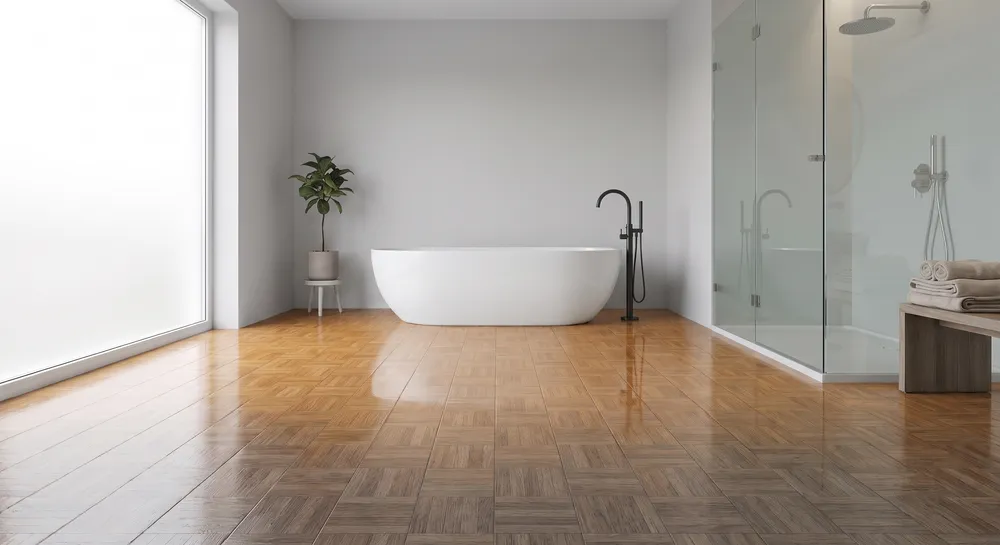terra-weave in bath