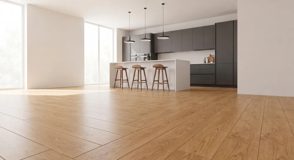golden-oak in kitchen